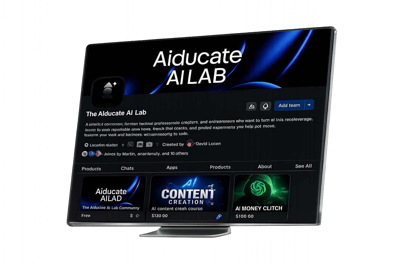 Aiducate AI Lab community preview